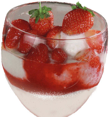 Jogurt Erdbeer Eis